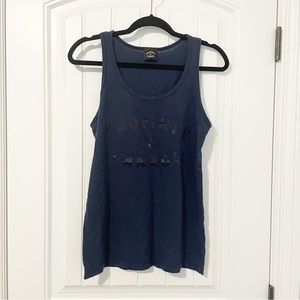 Province of Canada Navy Logo Tank Top Size Small